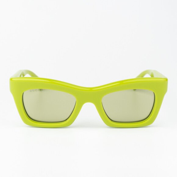 Gucci Women Sunglasses Green Cat Eye GG1773S 006 BRAND NEW - Picture 1 of 8